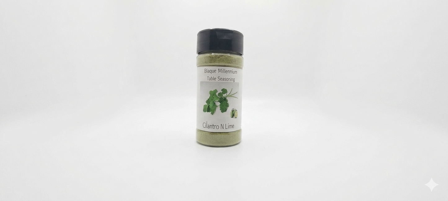 Cilantro N Lime — 3.5 oz. Blaque Millennium Table Seasoning
