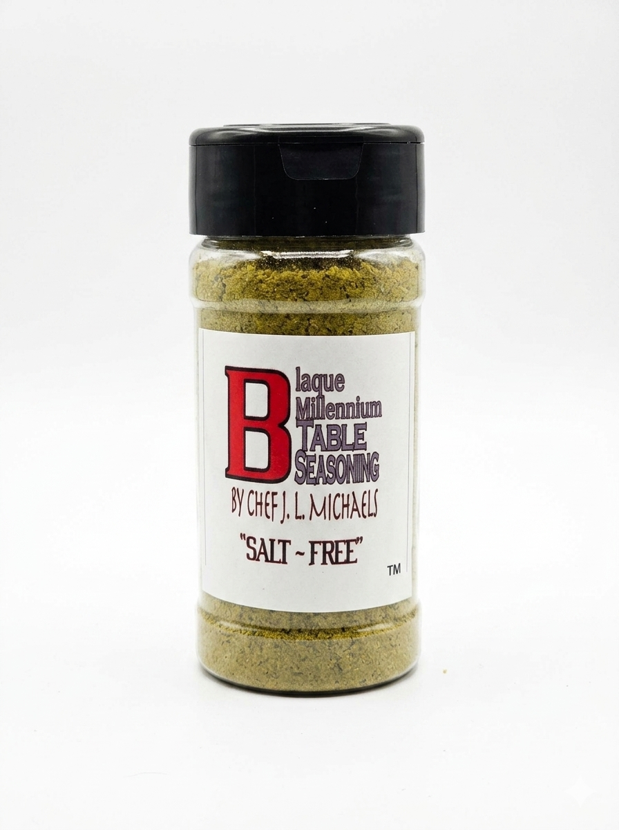 Salt-Free — 3.5 oz. Blaque Millennium Table Seasoning