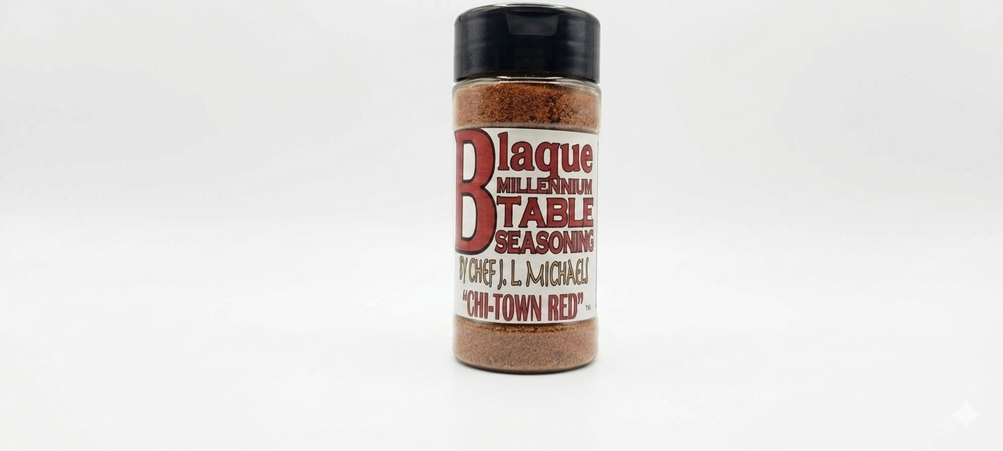 Chi-Town Red — 3.5 oz. Blaque Millennium Table Seasoning