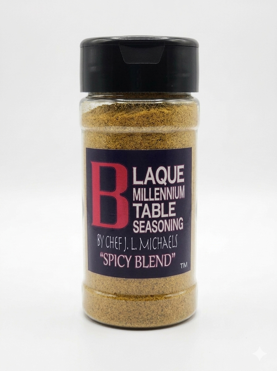 Spicy Blend — 3.5 oz. Blaque Millennium Table Seasoning